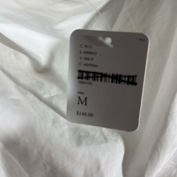 FREE PEOPLE CARLIE TUNIC DRESS WHITE MEDIUM NWT - Picture 4 of 4